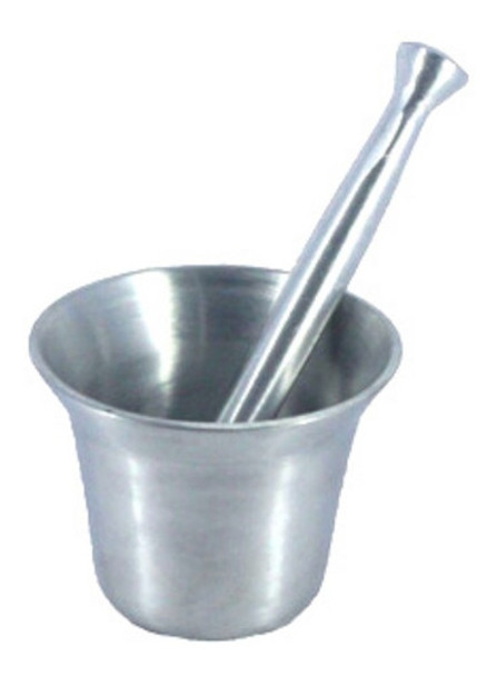 Socador De Alho Pilão Almofariz De Alumínio 02 - Carola 0