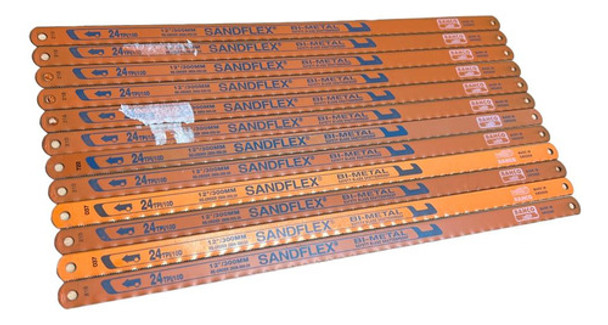 Kit 12 Hojas De Sierra Bahco Sandflex 24 Dientes Suecas 0