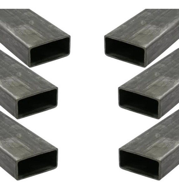 Aço Metalon Tubo 50x30 6 Peça 2 Metros 0