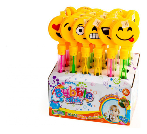 Burbujero Manual Con Diseño De Emoticon Varios Colores 0