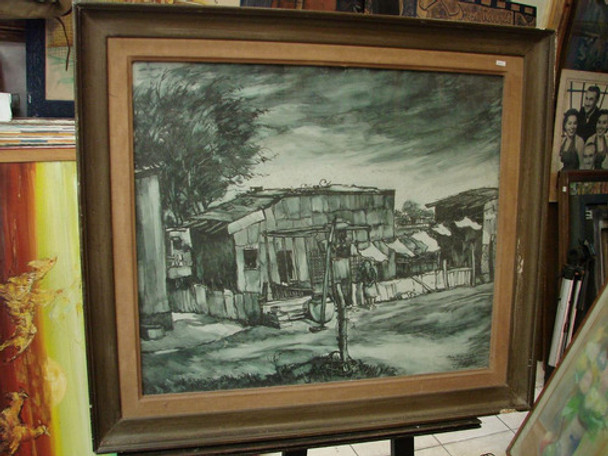 Huergo / Tecnica Mixta / Casa Rancho / 58 X 47 # 1092 0