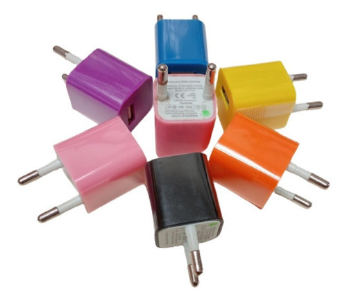 3 Unidades Enchufe Pared  Adaptador  Usb A 220 V 0