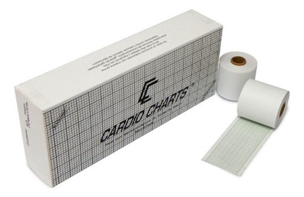 Papel Termosensible Para Ecg 50mm X 30mts - Caja X 10 Rollos 0