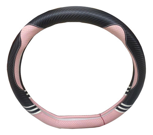 Cubre Volante Universal Rosado/negro Plano 0
