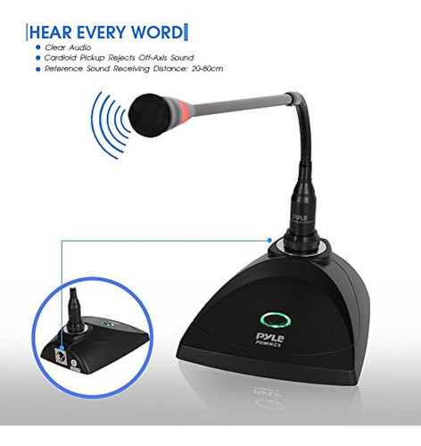 Sistema De Micrófono Con Cable De Cuello De Cisne De Sobreme 0