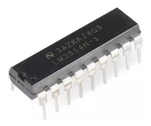 Circuito Integrado Lm3914n Lm3914 Driver De Leds Vúmetro 0