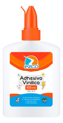Adhesivo Vinilico Cola Ezco 100ml X1 Unidad 0