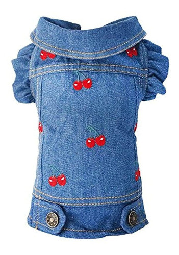 Sild Ropa Para Mascotas Chaqueta De Jeans Para Perros Abrigo 0