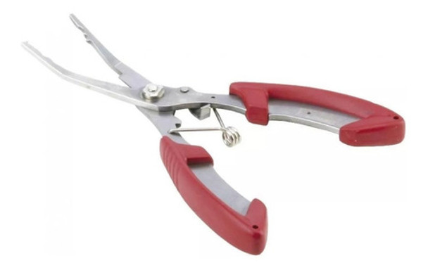 Pinza Sacanzuelos Curva Pesca Metalica Multifunción Waterdog 0