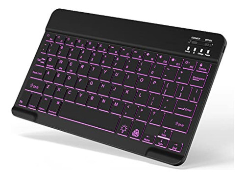 Teclado Bluetooth Retroiluminado Pequeño Teclado 0
