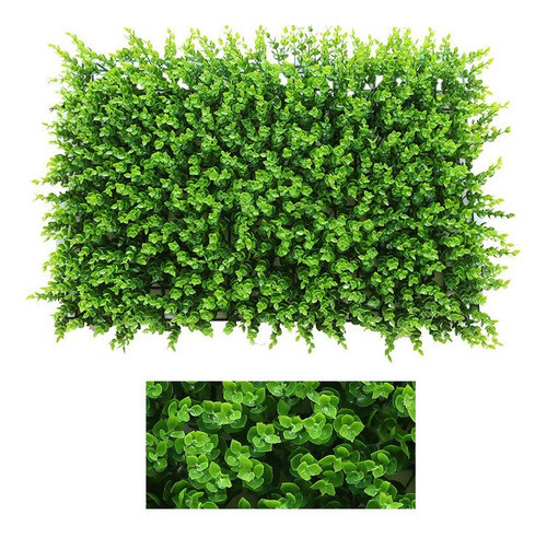 Cesped Artificial Pasto Rectangular Para Decorar 60x40cm 0
