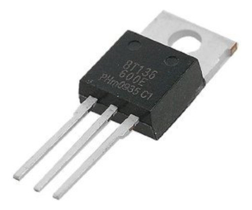 5 Peças - Triac Bt136-600e 4a 600v Nxp 0