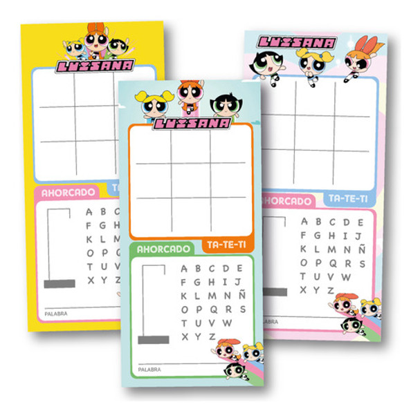 20 Souvenirs Juegos Personalizado Chicas Superpoderosas 0