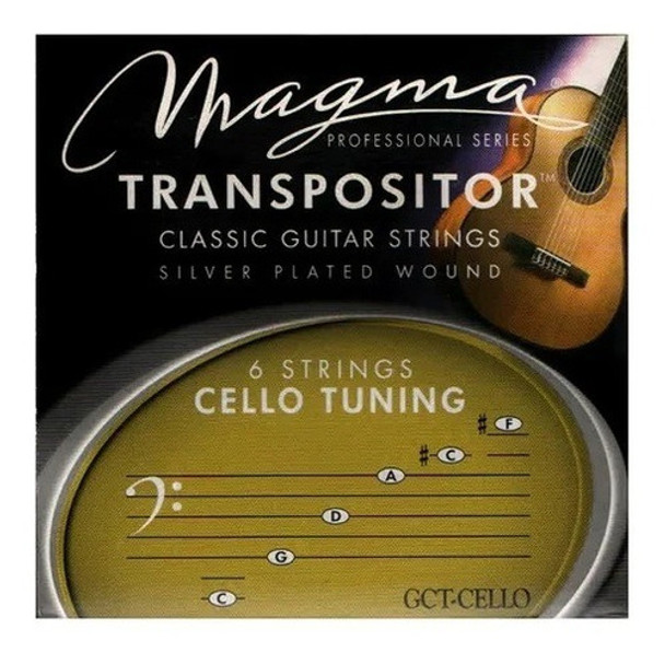 Encordado Cuerdas Guitarra Clasica Magma Transpositor Gct-ce 0