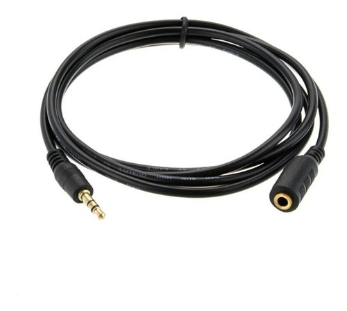 Cable Extensor Audio Stereo Mini Plug 3.5 Mm A 3.5 Mm 1.5 Mt 0
