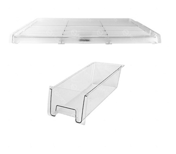 Tampa E Uma Gaveta Da Prateleira Geladeira Brastemp Brm50 0