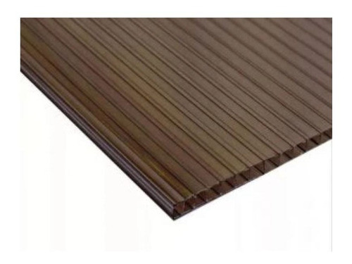 Placa De Policarbonato Alveolar Bronce 4mm 0