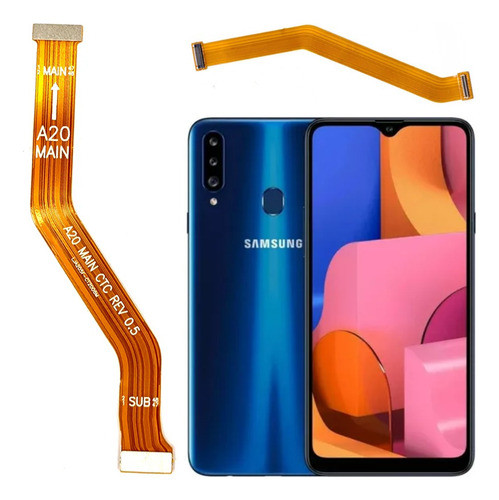 Flex Main Para Samsung A20 A205 Original 0