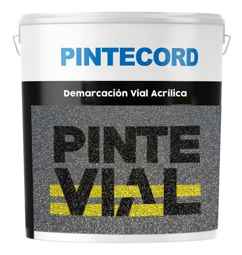Pintura Demarcacion Vial Acrilica Pintecord Pintevial 20l Bc 0