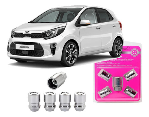 Parafuso Porca Trava Antifurto Rodas Kia Picanto Original 0
