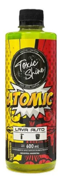Toxic Shine Atomic Shampoo Alcalino Pre Tratamiento 600cc 0