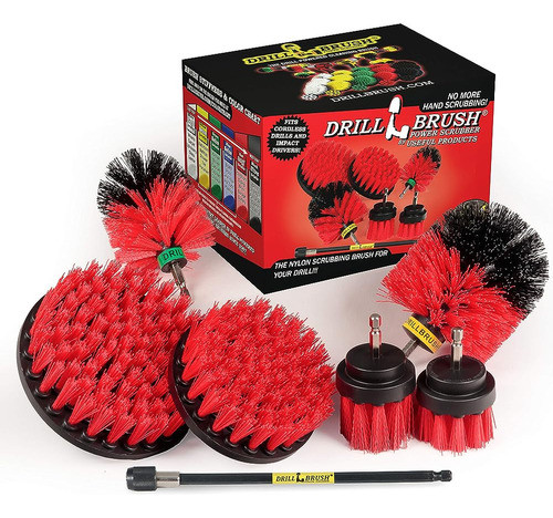 Drillbrush Ultimate Outdoor Cleaning Kit Con Extensión De 7 0