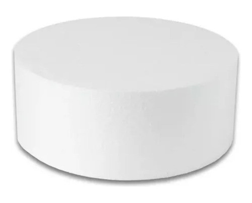 Tortas Falsas Redondas De Telgopor Ø12x15 + Ø15x15 Cm 0