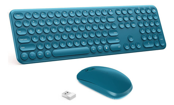 Vssoplor - Teclado Inalmbrico Y Mouse De 2.4 Ghz, Ultra DeLG 0