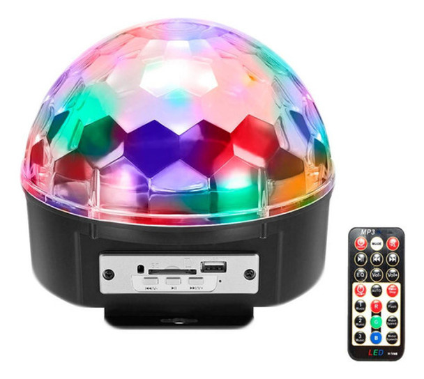 Iluminação De Festa Globo De Espelho Balada Led Rotativa 0