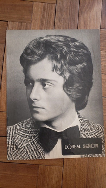 Póster Antiguo De Peluquería L'oreal Señor 0