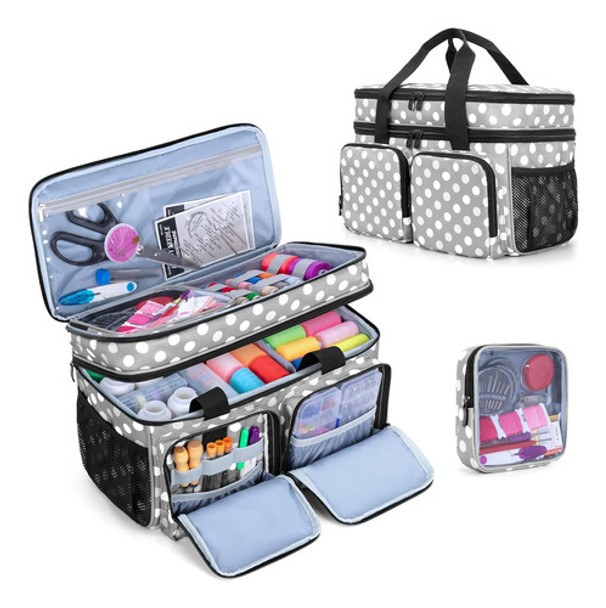 Bolso Organizador De Costura Grande Con Divisores Desmontabl 0 Bolso Organizador De Costura Grande Con Divisores Desmontabl 0