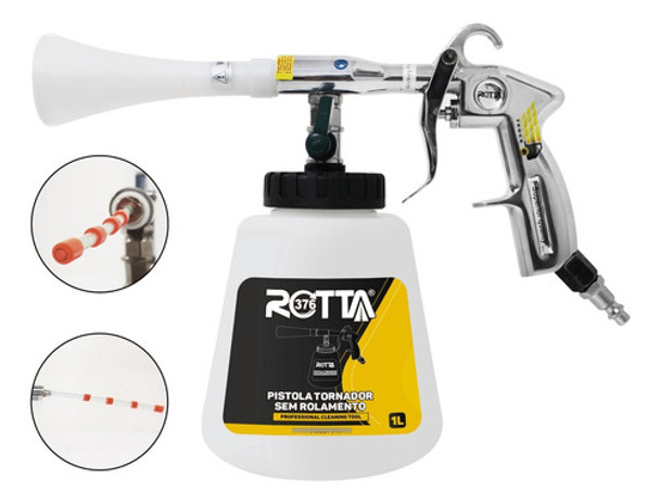 Pistola Tornador Profissional Higienizaçao Sem Rolamento 0