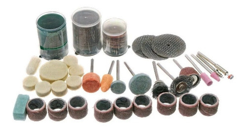 Kit Set Accesorios P/ Minitorno Manicura  Artesano 105 Pzs 0
