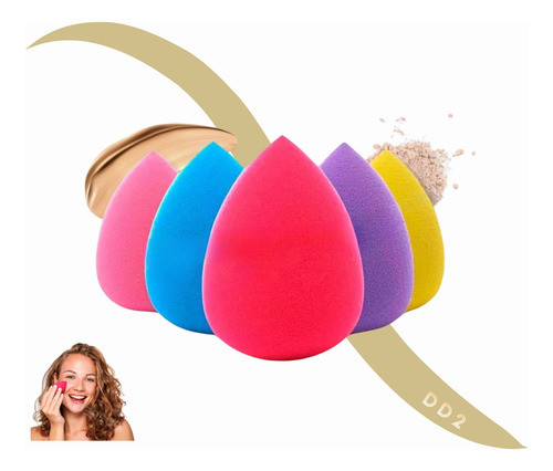 Esponjas Blender Aplicar Maquillaje Base Corrector Gota 0