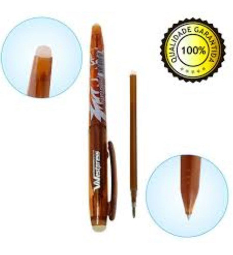 Caneta Que Apaga Pilot Frixion Fr7-bn-marrom 0
