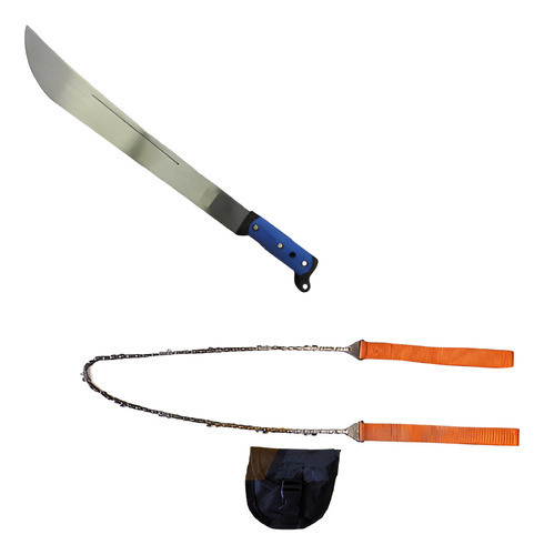 Machete 14 Pulgadas (36 Cm) Mango C/ Grip Y Sierra De Corte 0