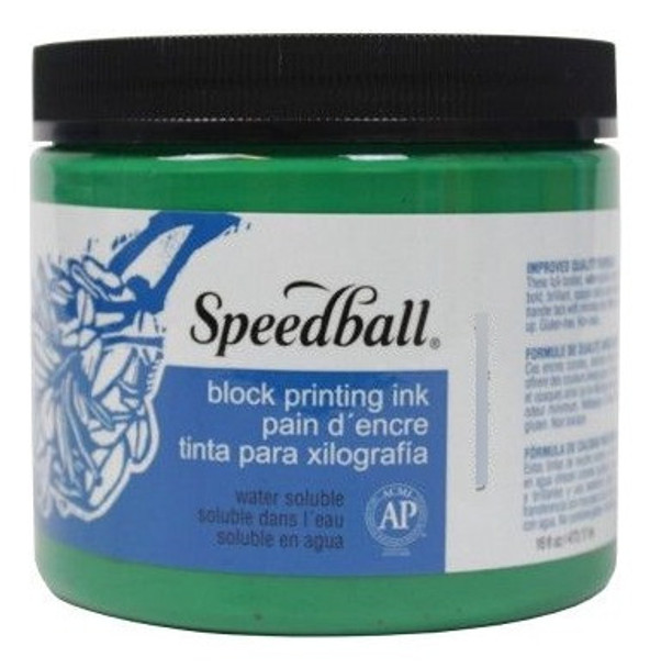 Tinta Para Xilogravura Verde 470ml Speedball   ª 0