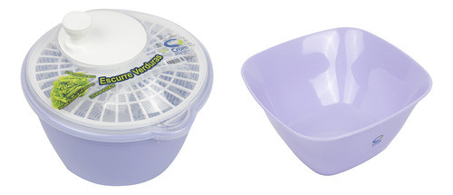 Combo Escurridor + Ensaladera Violeta Crom 0