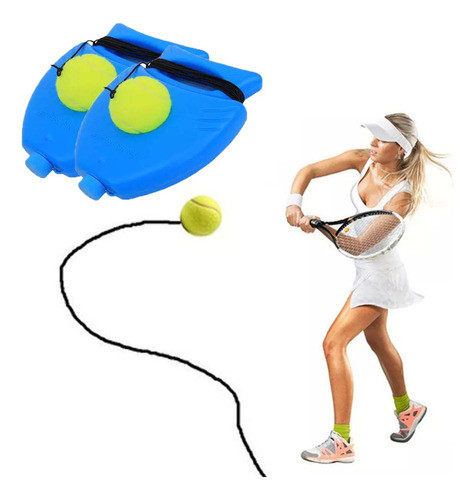2* Tênis Rebound Ball Base Support Ball Rope Kids 0