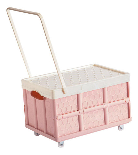 Caixotes Dobráveis Dobráveis Dobráveis Rosa Com Roda 0