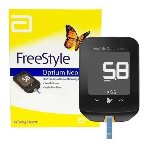 Free Style Optium Neo Medidor De Glucosa Kit 1 Unidad 0