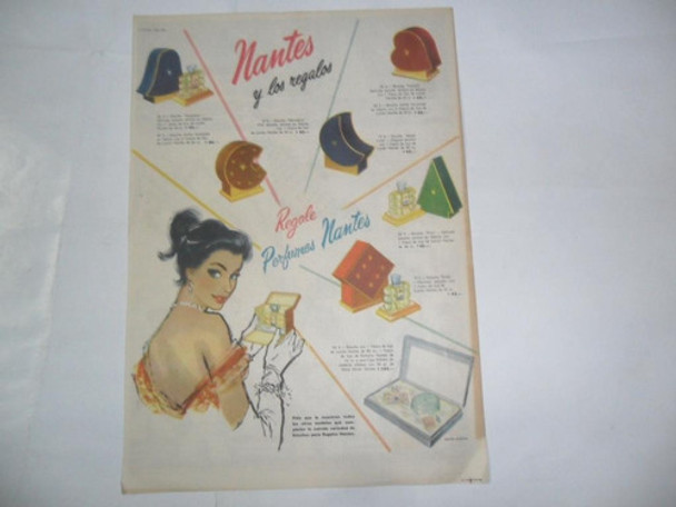 Publicidad Perfumes Nantes Locion Fragancia Frasco Envase 0