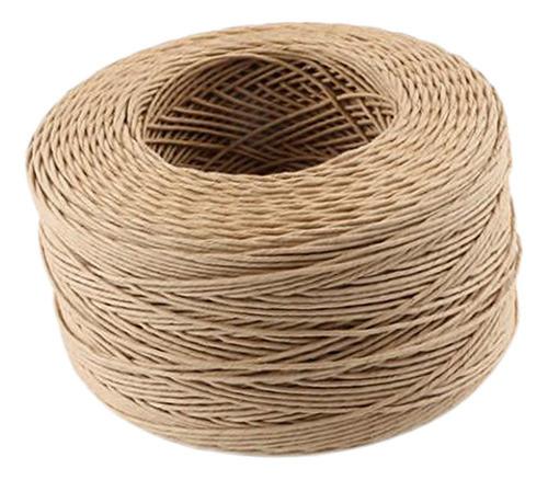 Rolo De Fio De Papel De Ráfia De 2133 Pés, Corda De Fio . 0