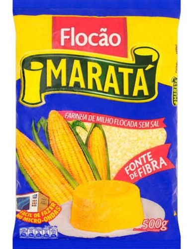 Flocão De Milho Maratá 500gr - Kit Com 9 0