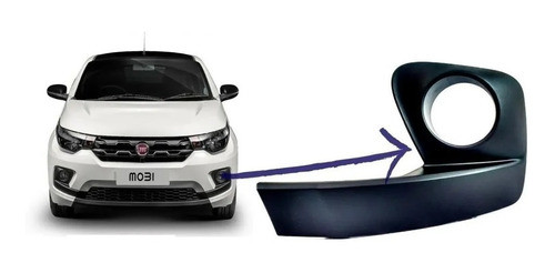 Moldura Faro Auxiliar Paragolpe Del Izq Fiat Mobi Easy Orig 0