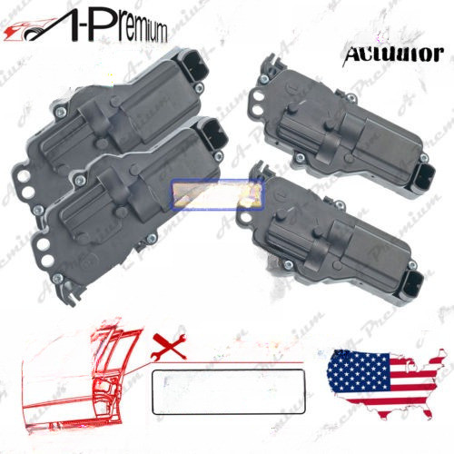 A-premium 4 X Actuador De La Cerradura De Puerta Para Ford E 0