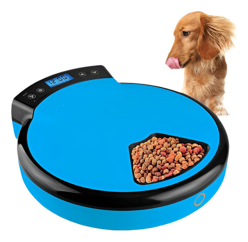 Alimentador Automático Para Mascotas Perro Gato Pienso Progr 0