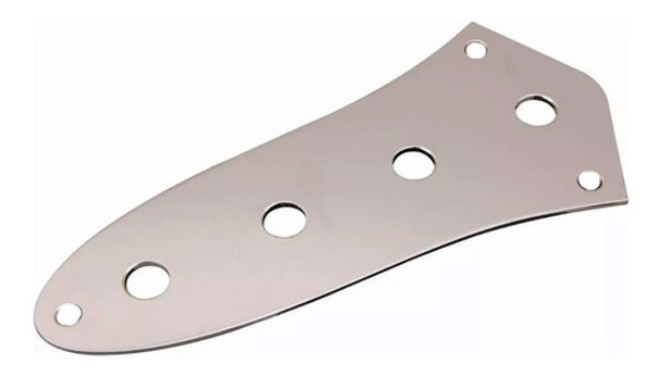 Panel De Control Cromado Para Bajo Jazz Bass 0