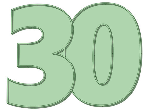 Numero 30 Cortante Para Galletas 0