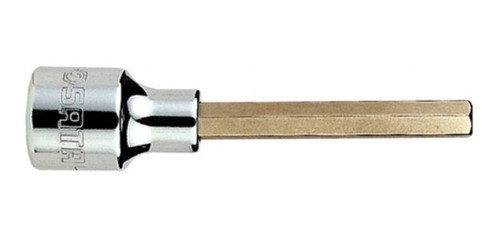 Soquete Com Bit Allen Hexagonal Longo 8mm X 1/2 - Sata 0